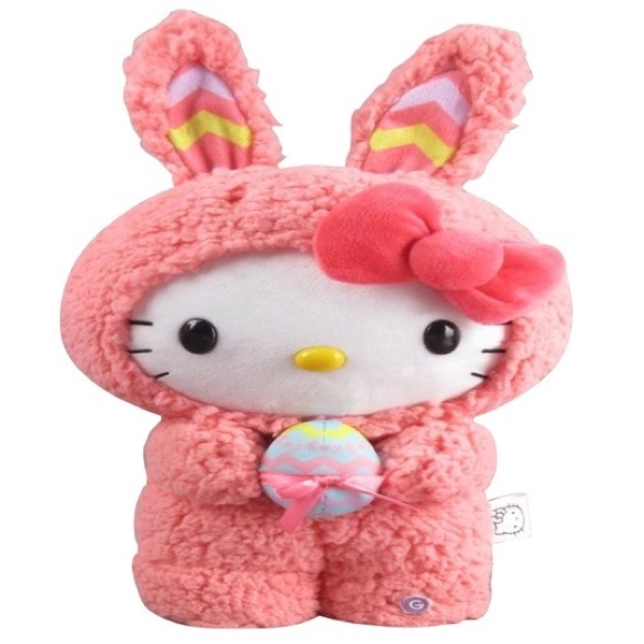 Last One! 🆕 Sanrio Hello Kitty Pink Plaid Bunny Animated Side Stepper - Picture 3 of 5